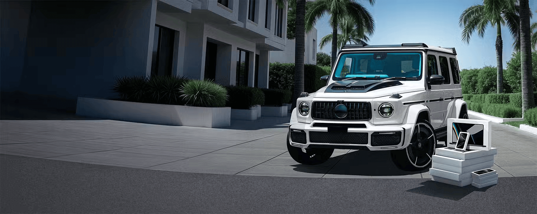 Mercedes G-Class,<br>Apple technology<br>and a ton of free bets<br>in the new 1win <br>promotion!